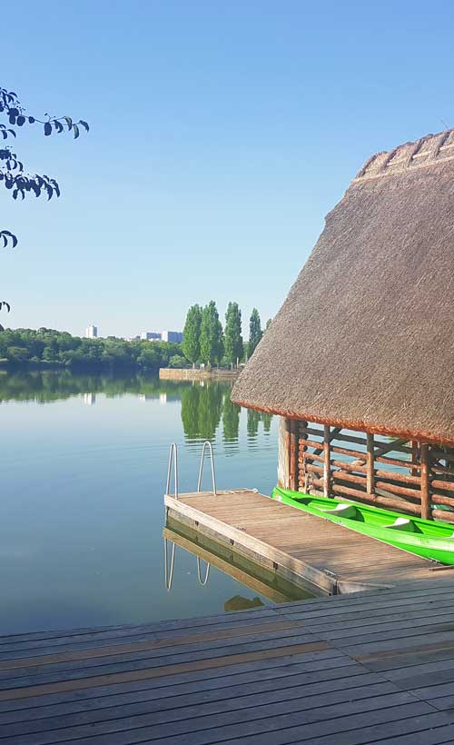 Bootshaus am MaxEythSee Stuttgart